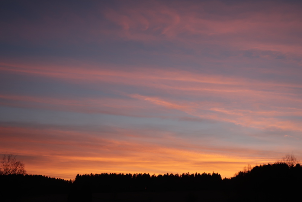 Sonnenuntergang im Hunsrück - Foto 3