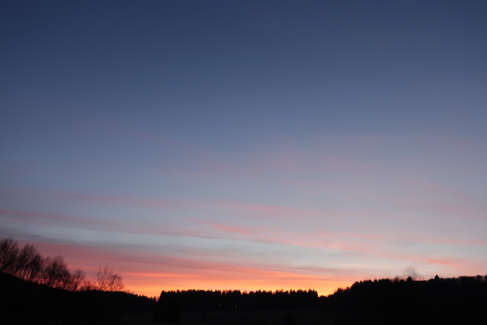 Sonnenuntergang im Hunsrück - Foto 4