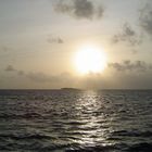 Sonnenuntergang im Indischen Ozean