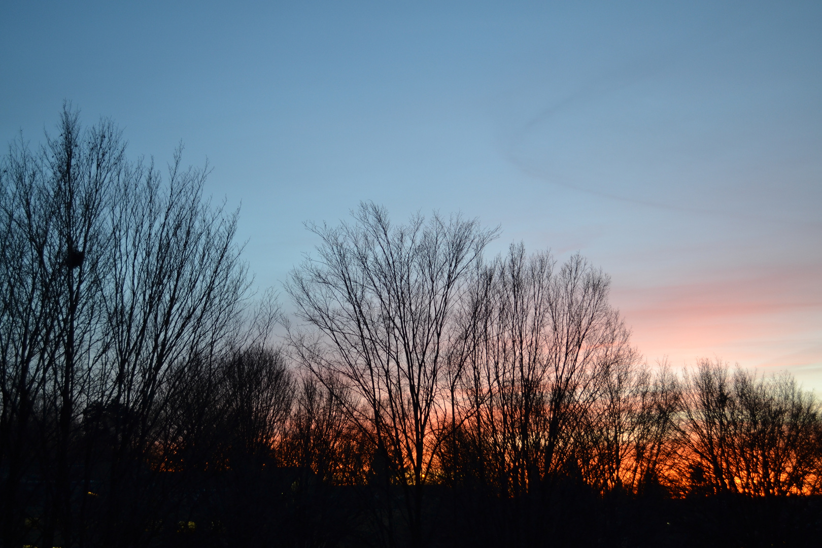 Sonnenuntergang im Januar 2015 Nr.2