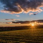 Sonnenuntergang im Januar