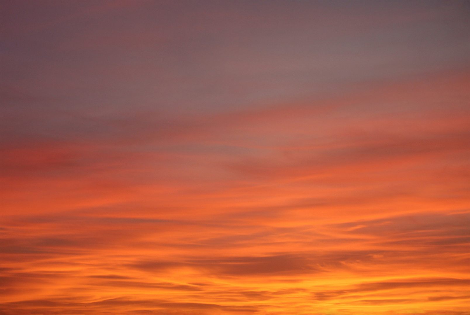 Sonnenuntergang im Januar