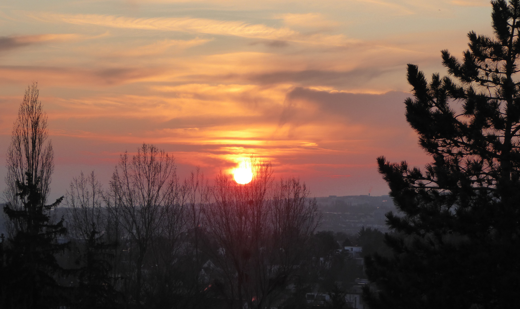 Sonnenuntergang im Janunar I