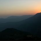 Sonnenuntergang im Jebel Harim