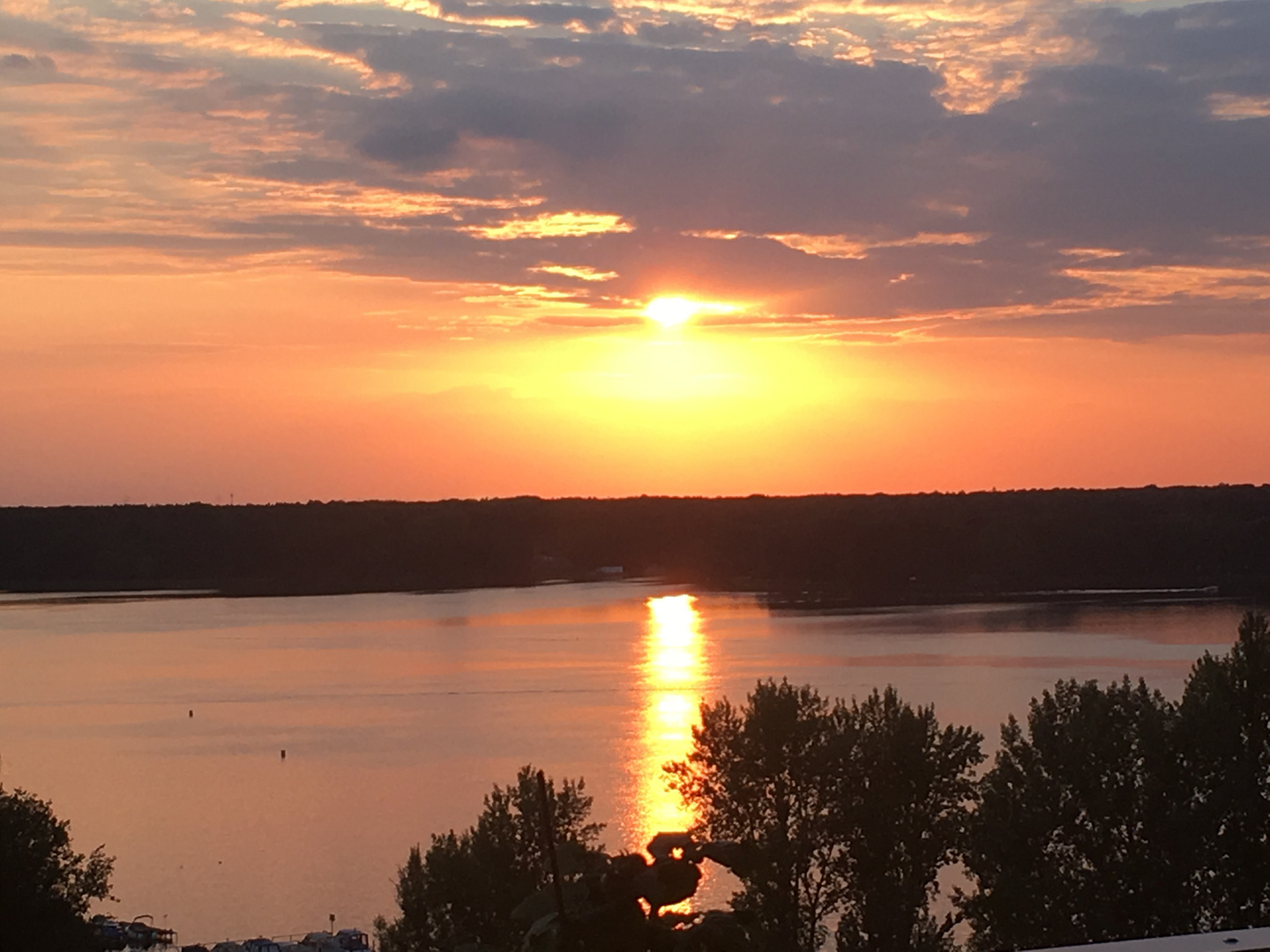 Sonnenuntergang im Juli 2017