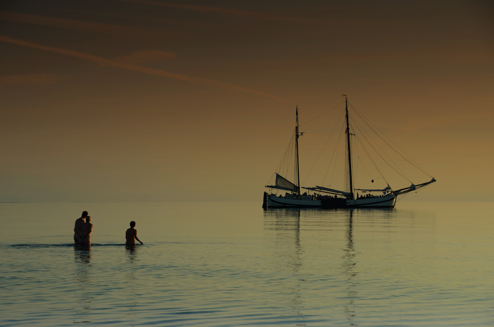 Sonnenuntergang im Juli 