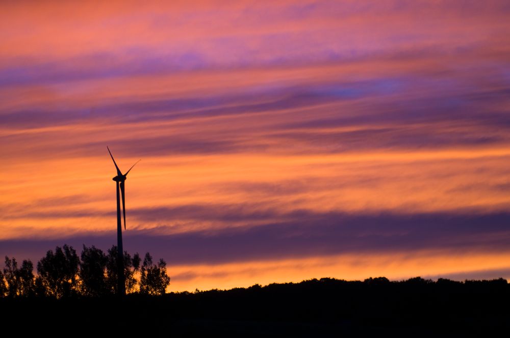 Sonnenuntergang im Juni