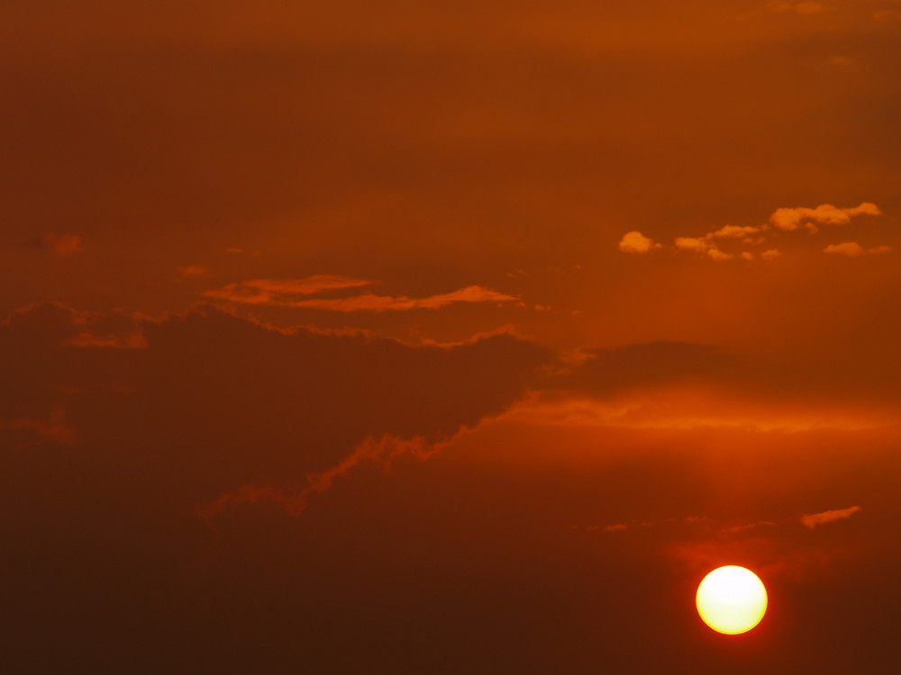 Sonnenuntergang im Juni