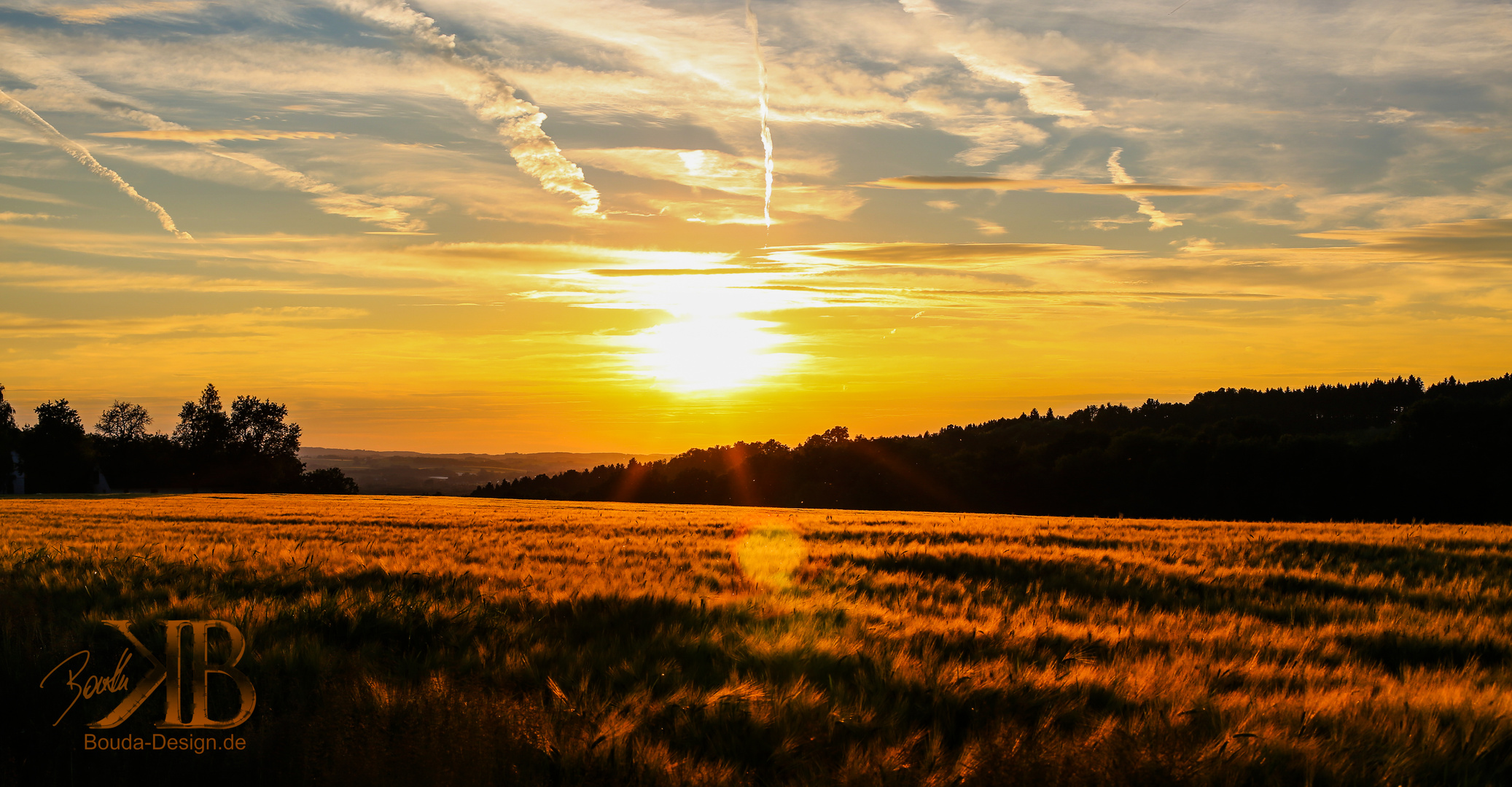 Sonnenuntergang im Juni