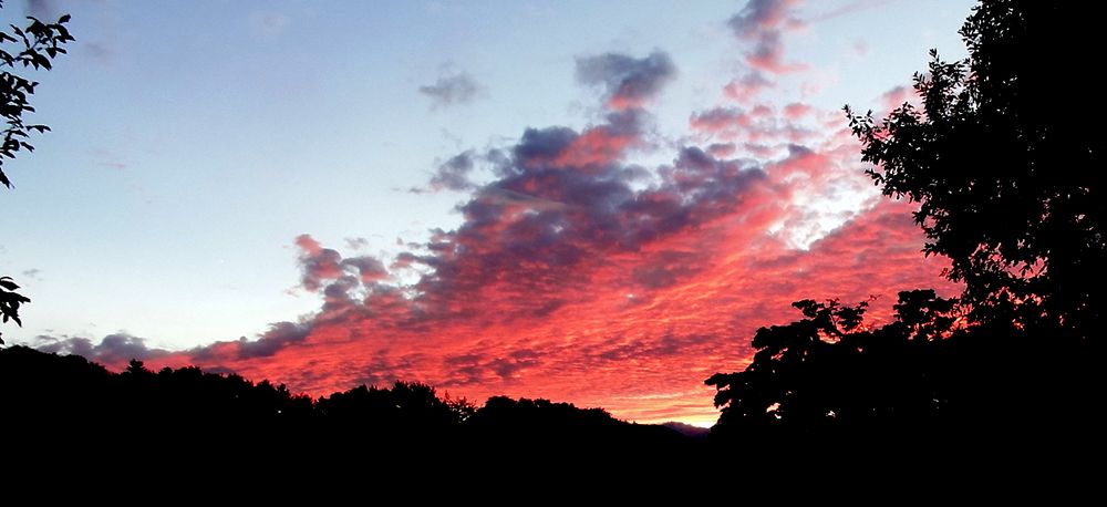 Sonnenuntergang im Jura