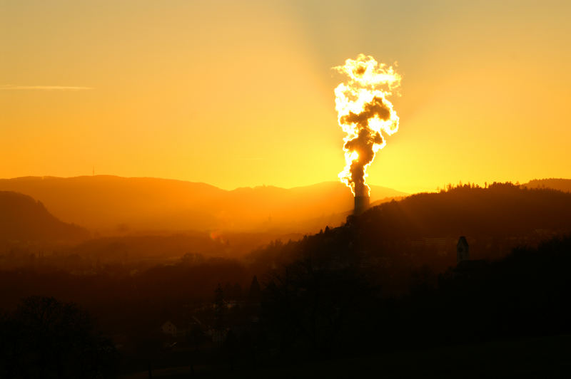 Sonnenuntergang im Jura