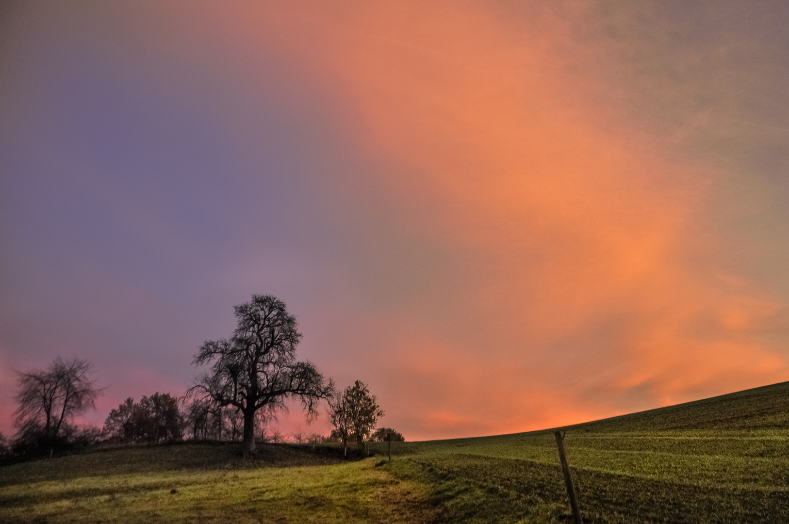 Sonnenuntergang im Knüll