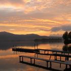 Sonnenuntergang im Kochel am See