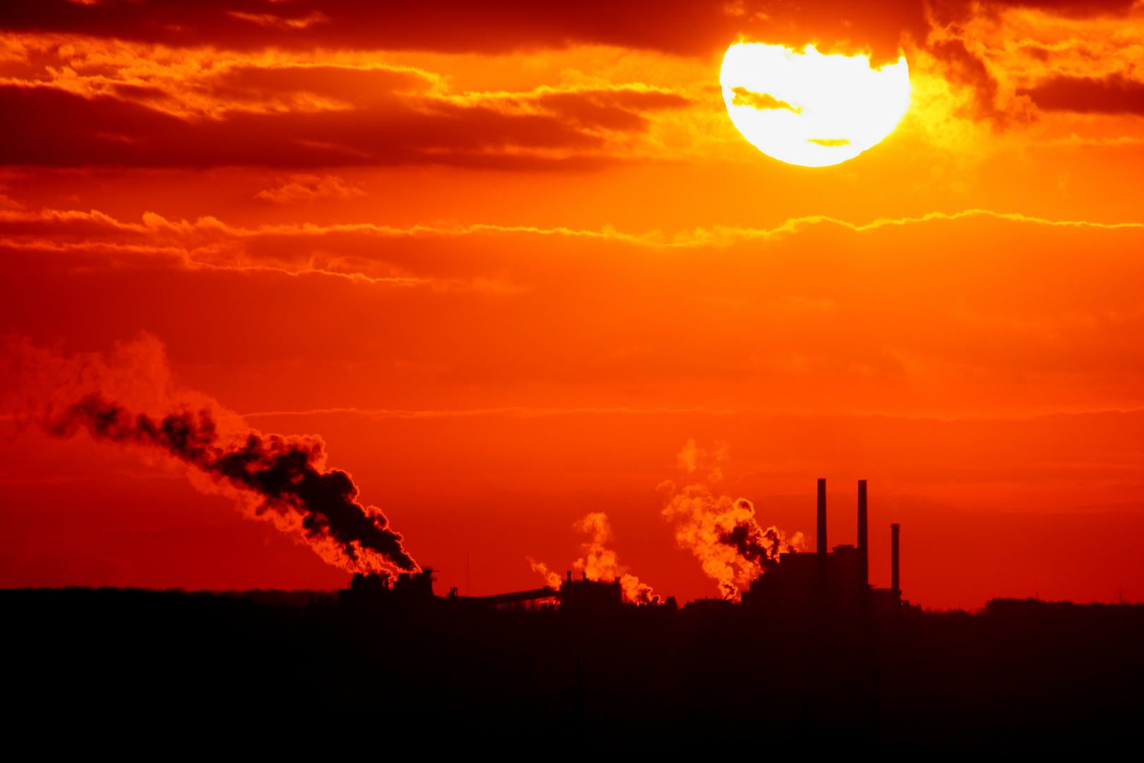 Sonnenuntergang im Kölner Süden