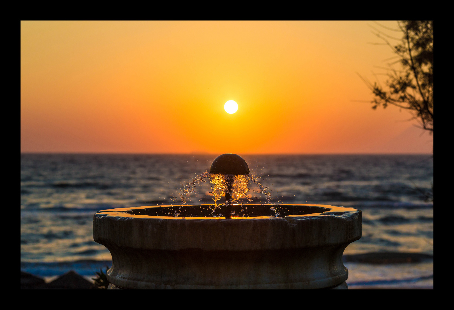 Sonnenuntergang im Kyllini Beach Resort