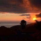 Sonnenuntergang im La Palma Jardin bei El Paso