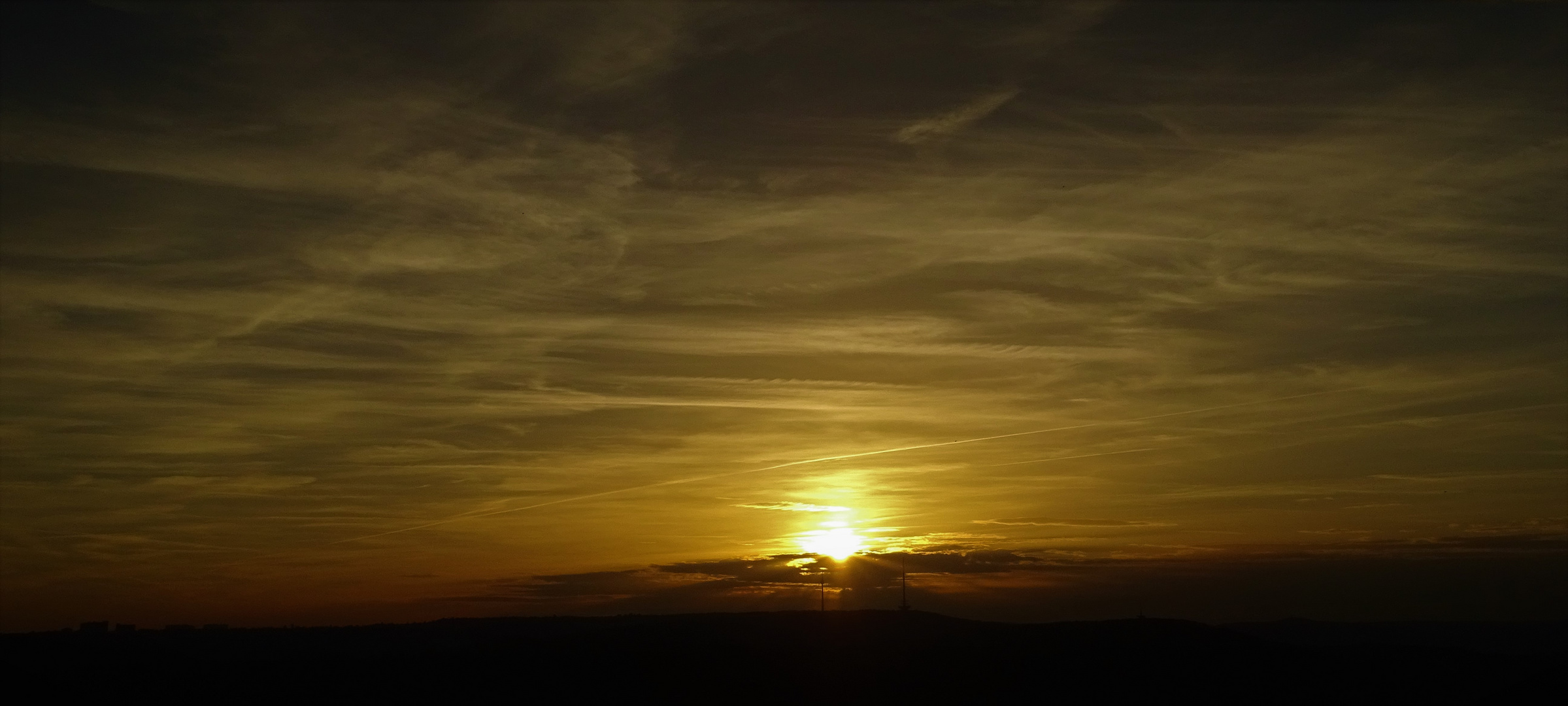 Sonnenuntergang im Ländle