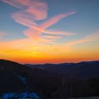 Sonnenuntergang im Land der tausend Berge 