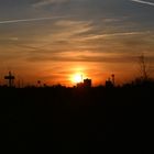 Sonnenuntergang im Landschaftspark Duisburg