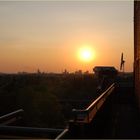 Sonnenuntergang im Landschaftspark Duisburg