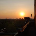 Sonnenuntergang im Landschaftspark Duisburg