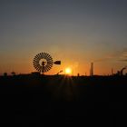 Sonnenuntergang im Landschaftspark Nord