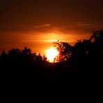 Sonnenuntergang im Lautertal