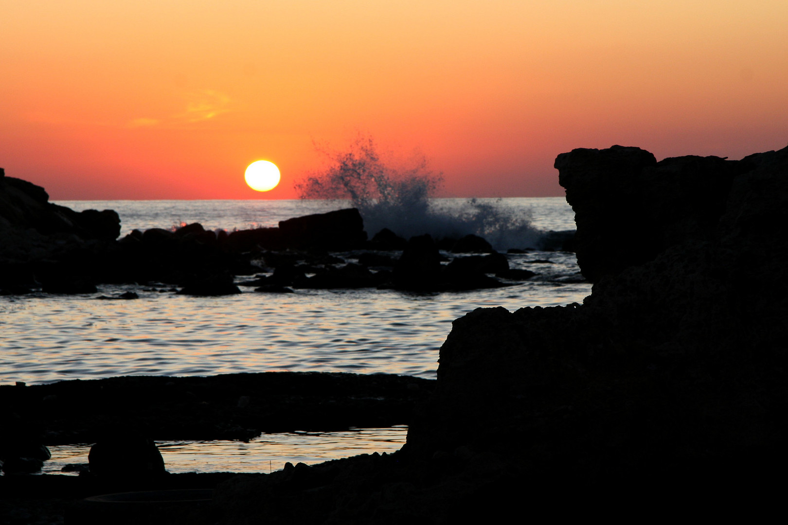 Sonnenuntergang im Libanon