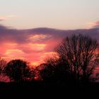 Sonnenuntergang im März 