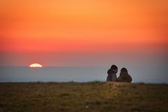 Sonnenuntergang im März