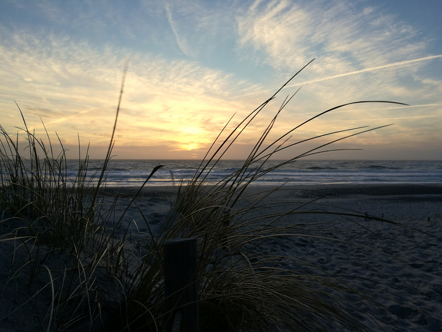 Sonnenuntergang im März