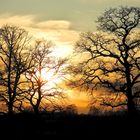 Sonnenuntergang im März