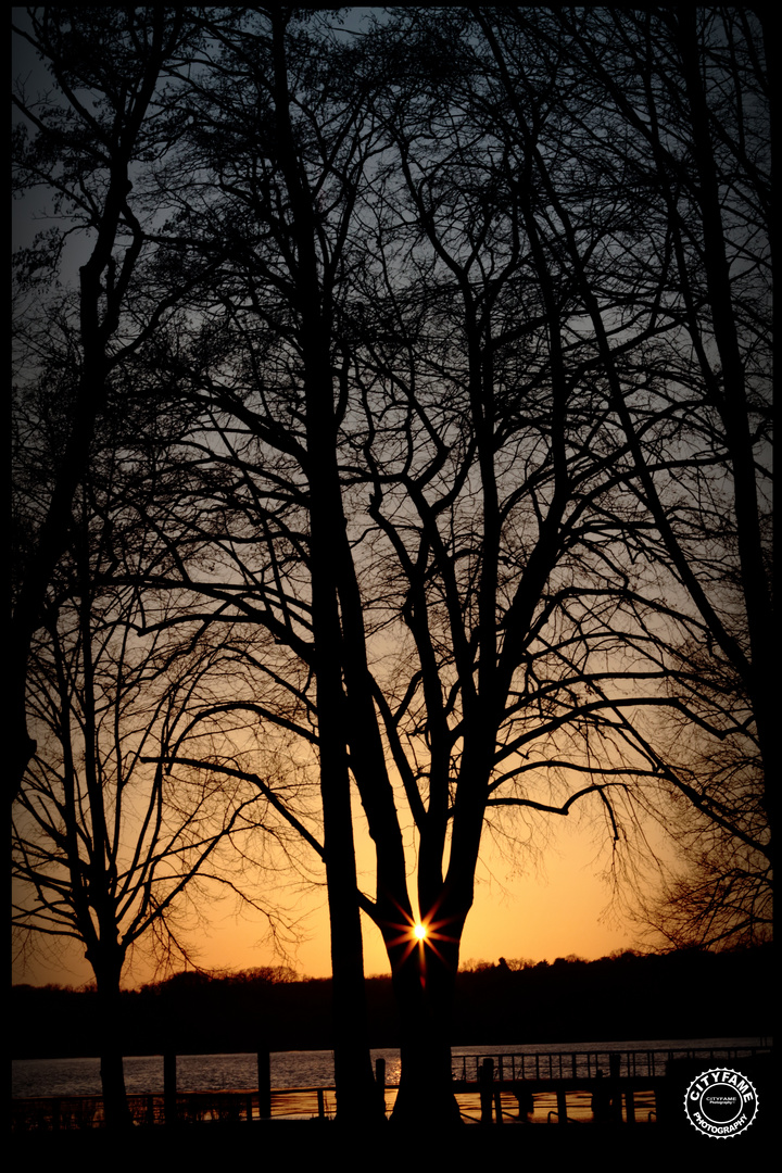 sonnenuntergang im März