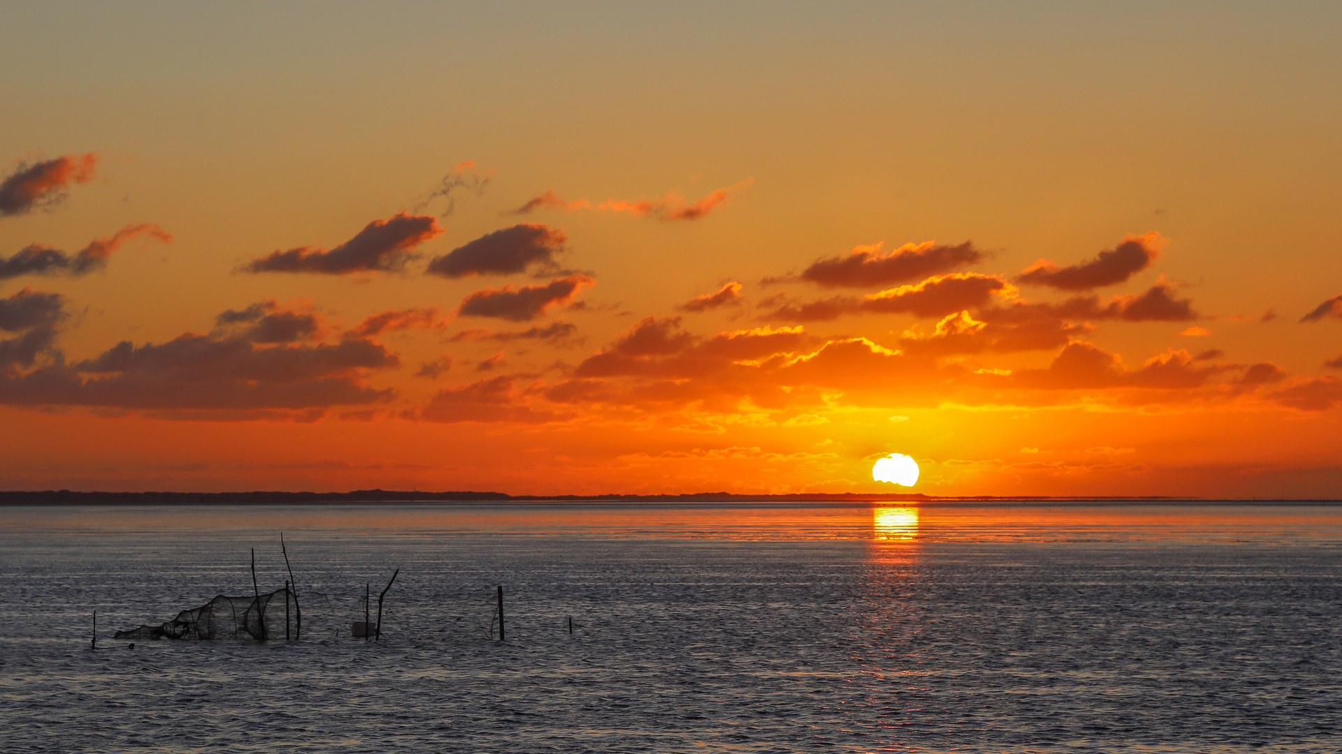 Sonnenuntergang im Mai