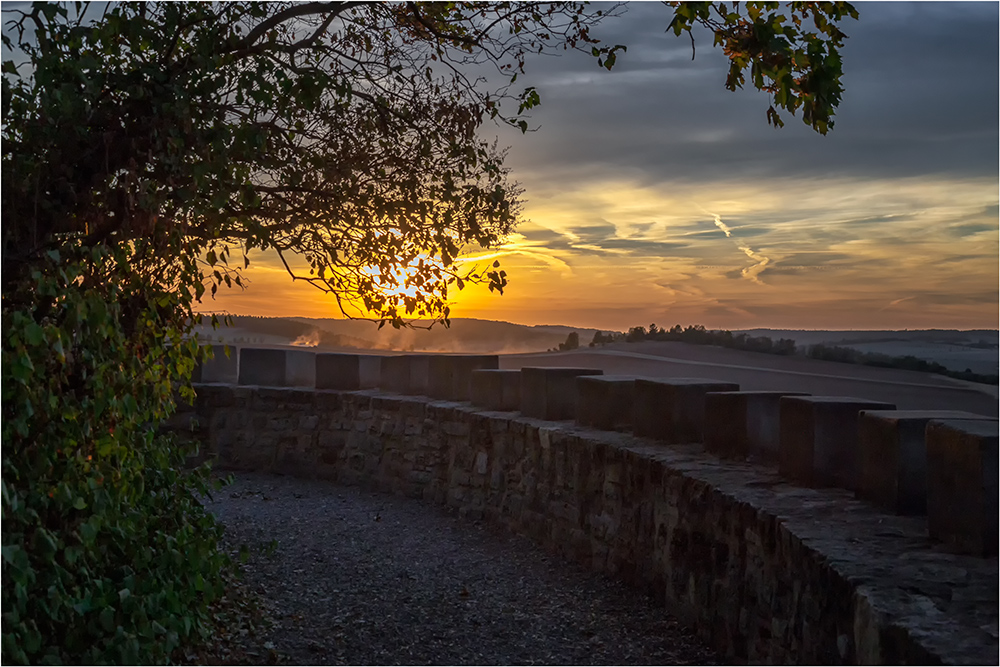 Sonnenuntergang im Mansfelder Land Foto & Bild landschaft