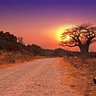 Sonnenuntergang im Mapungubwe Nationalpark in Südafrika