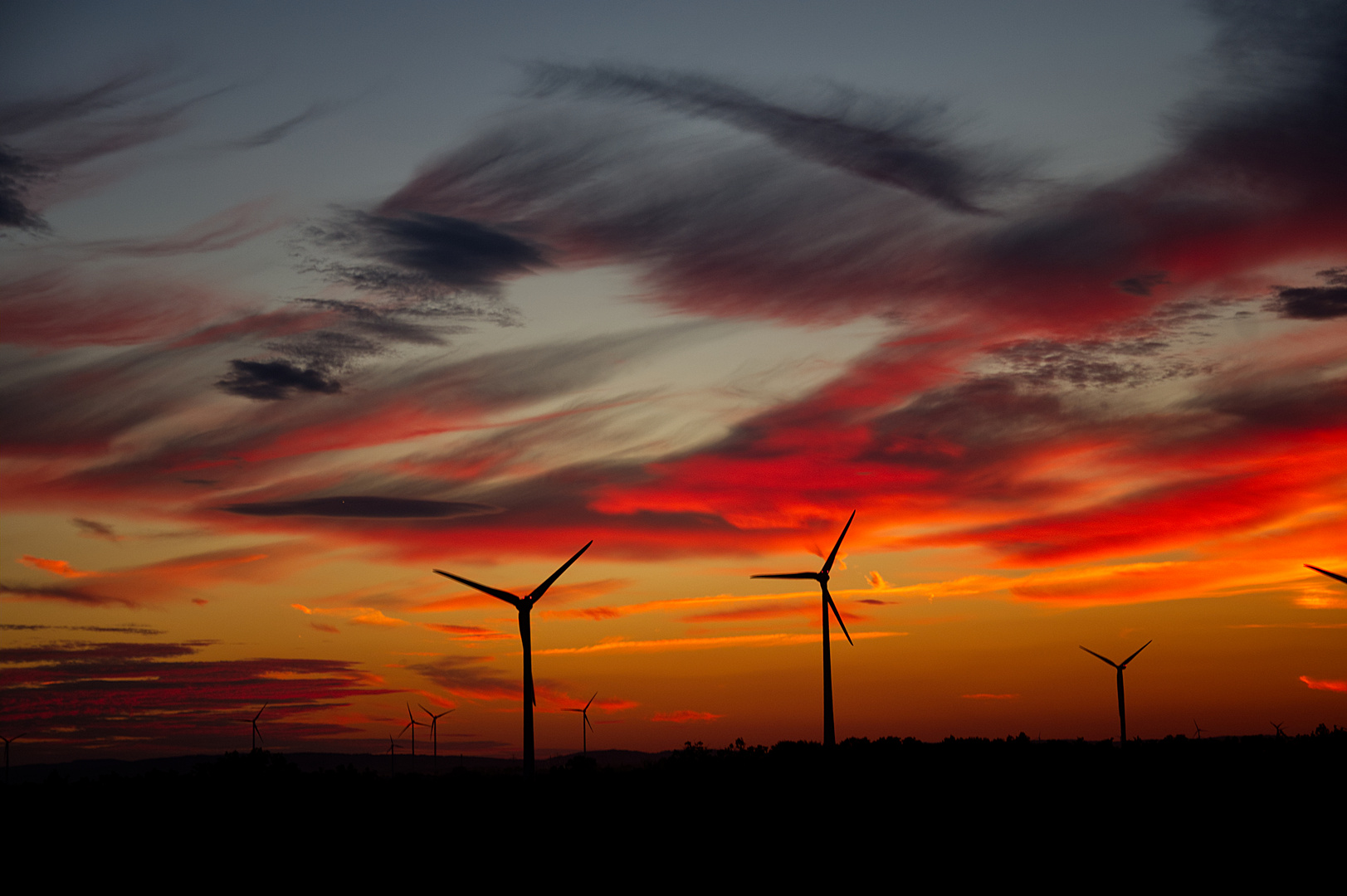 sonnenuntergang im Marchfeld 1