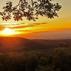 Sonnenuntergang im Markgräfler Land