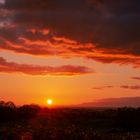 Sonnenuntergang im Markgräflerland