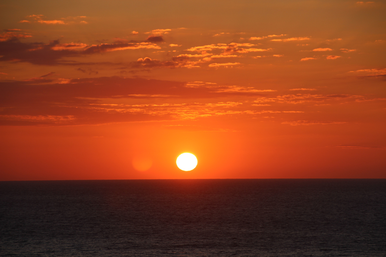 Sonnenuntergang im Meer