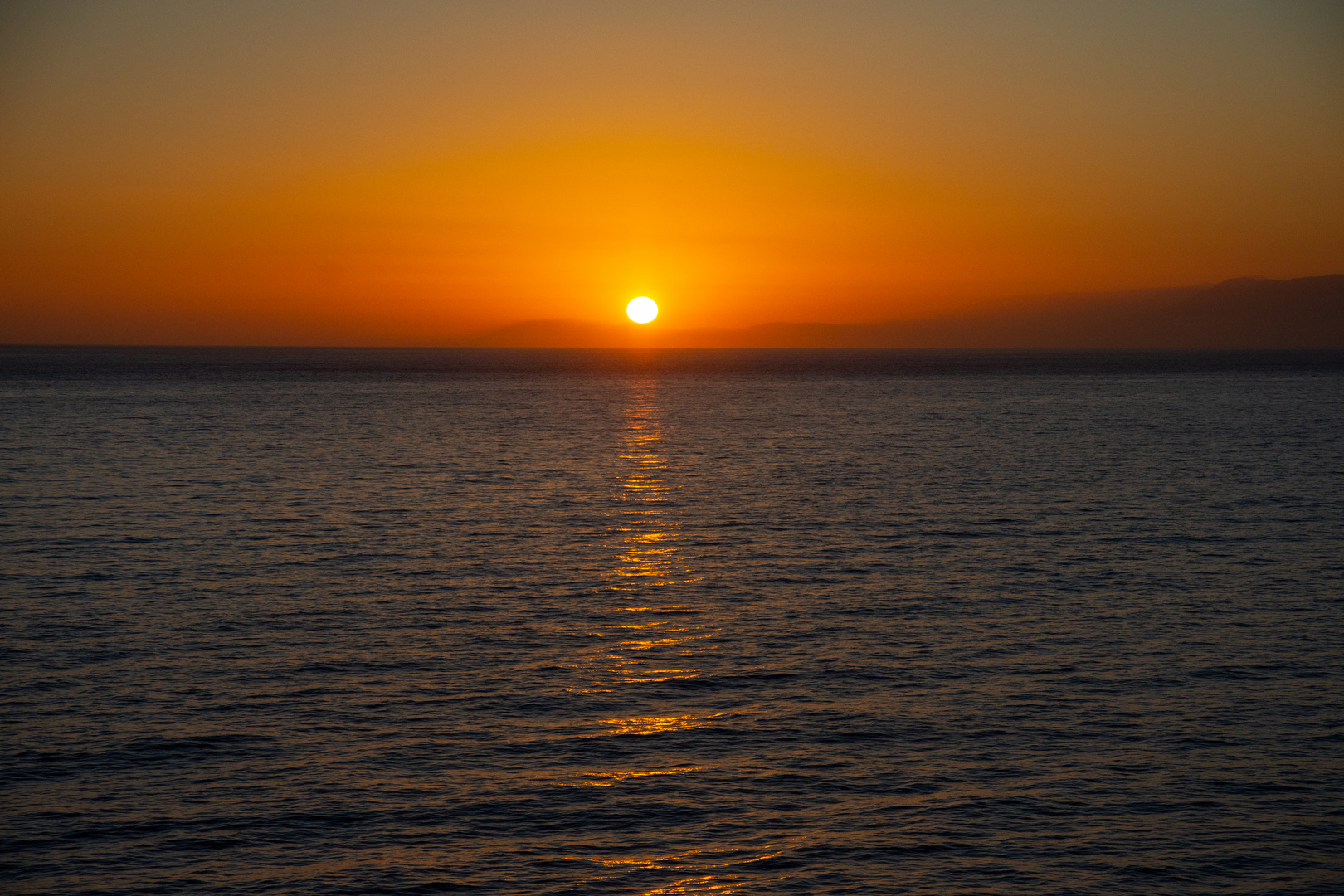 Sonnenuntergang im Mittelmeer