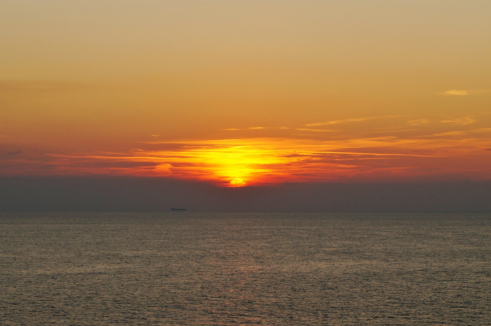 Sonnenuntergang im Mittelmeer