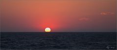 Sonnenuntergang im Mittelmeer