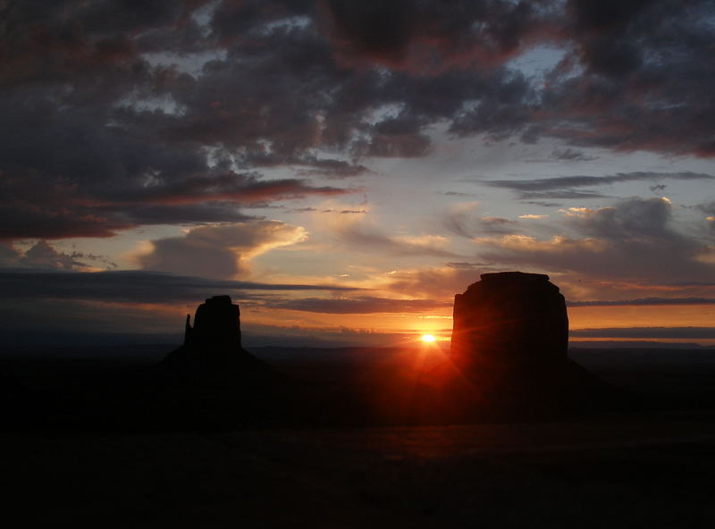 Sonnenuntergang im Monument Valley 2