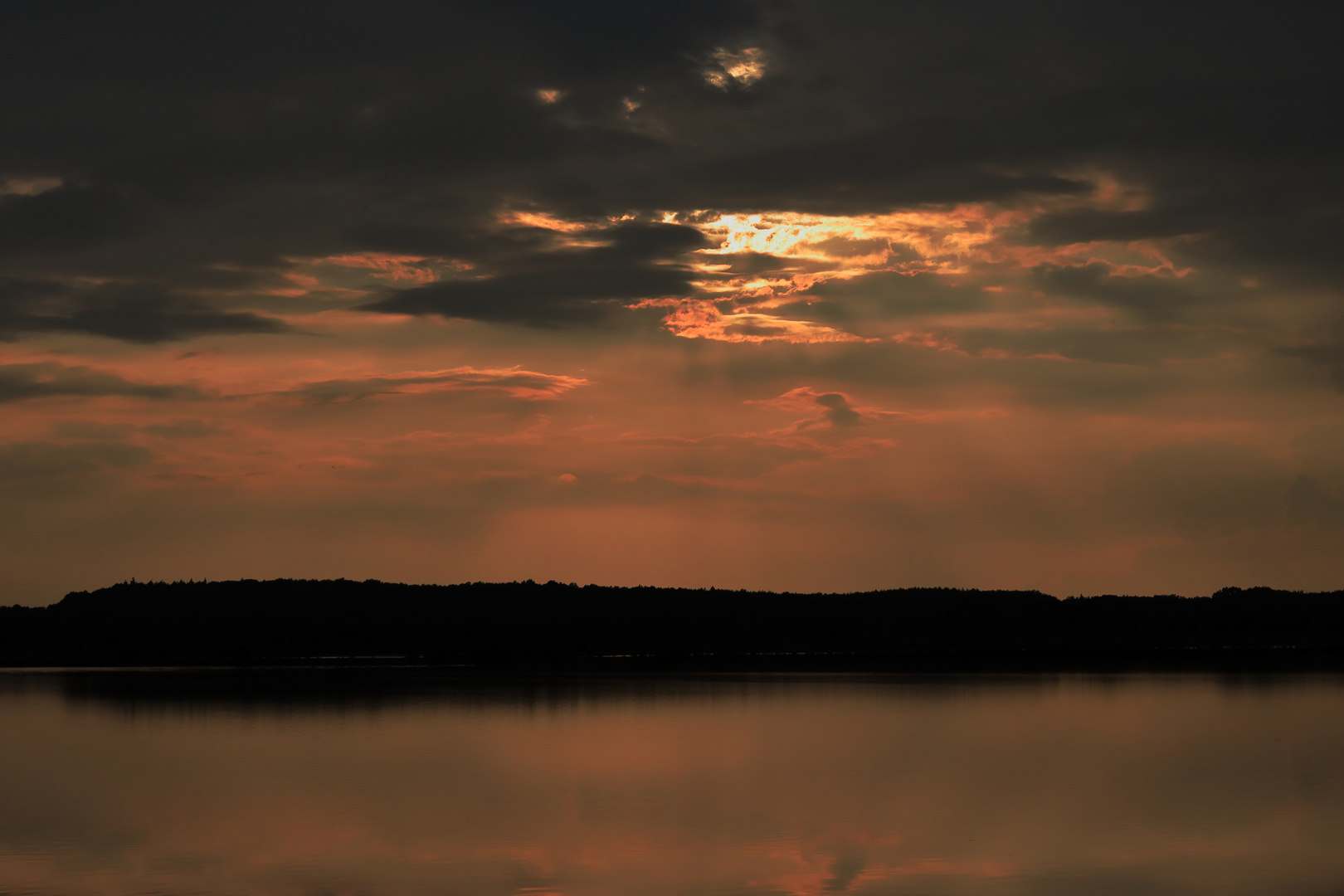 Sonnenuntergang im Moor