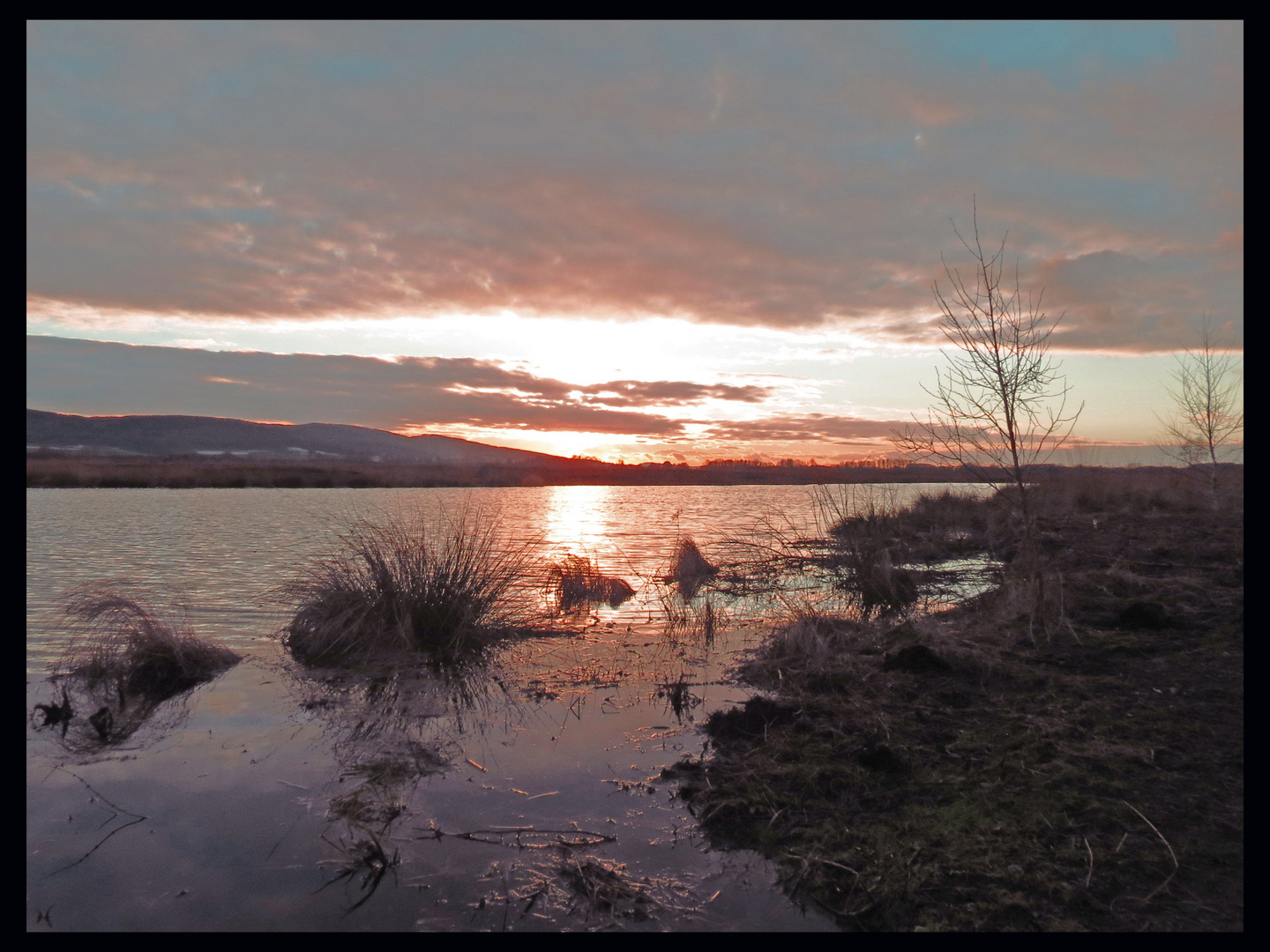 Sonnenuntergang im Moor