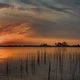 Sonnenuntergang im Moremi NP