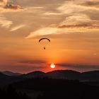 Sonnenuntergang im Mühlviertel