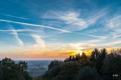 Sonnenuntergang im Münsterland