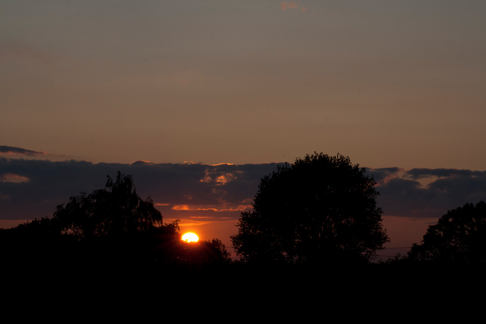 Sonnenuntergang im Münsterland